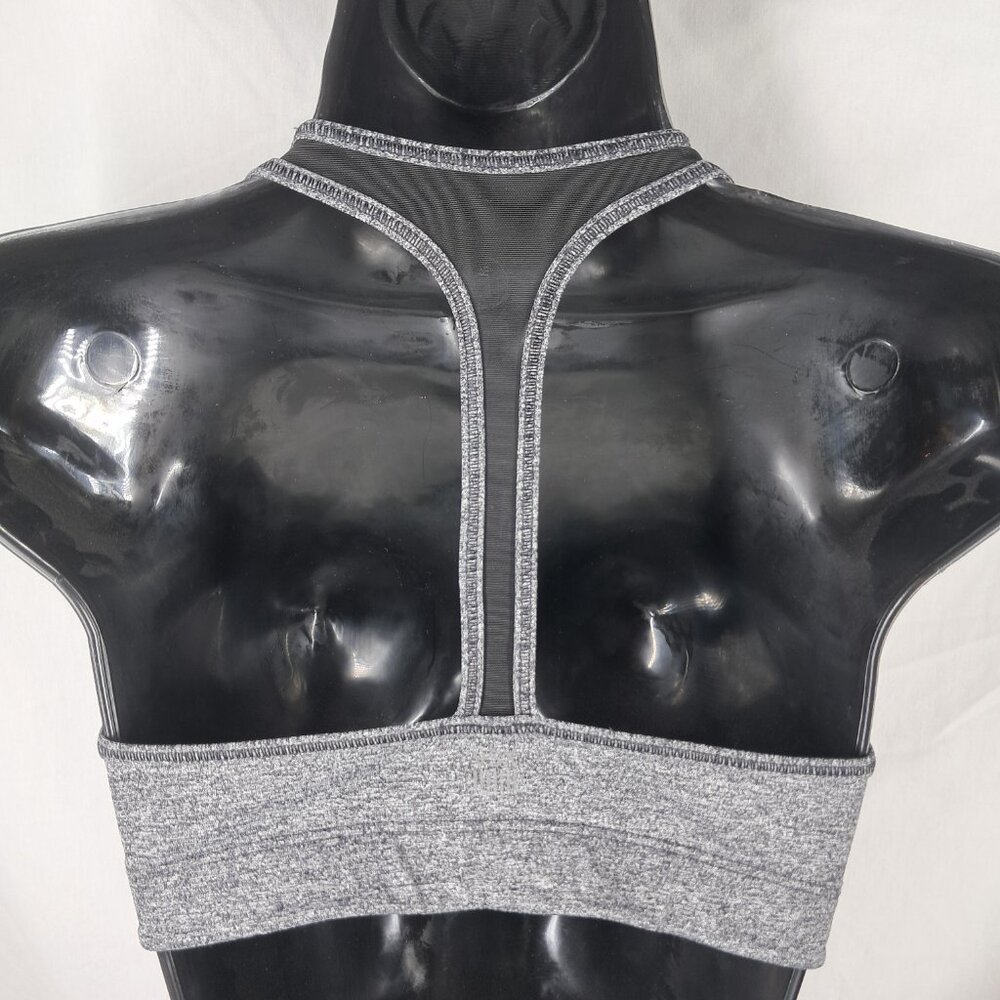 VSX Sport Victoria's Secret The Player Black/Gray Racerback Sports Bra Medium - Picture 2 of 8
